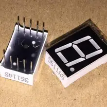 50 шт. 1 цифра 0,5" красный 7 сегментный светодиодный дисплей общий катод хорошего качества