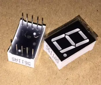 

50 PCS 1 Digit 0.56" Red 7 SEGMENT LED DISPLAY COMMON CATHODE GOOD Quality