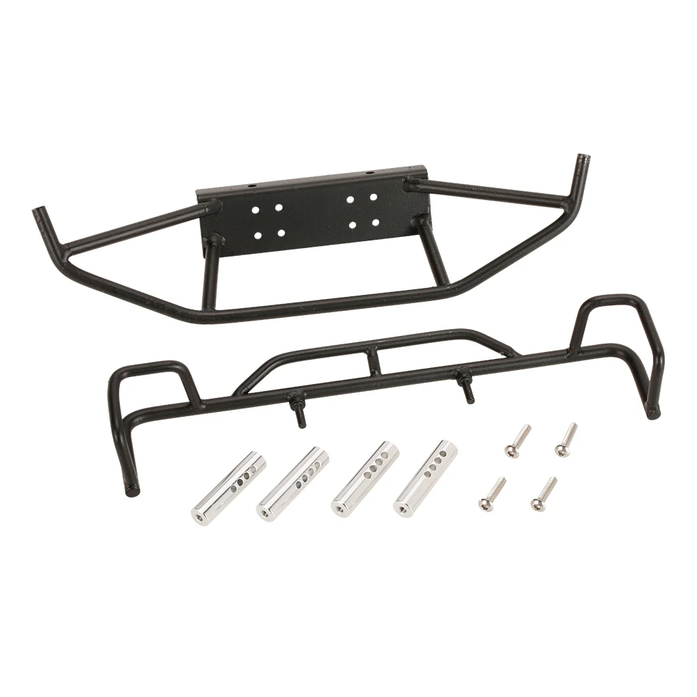 

RC Car 1:10 Vehicle Metal Front Bumper Rear Bumper for 1/10 RC4WD TF1 RC Car Parts Rock Crawler Accessories