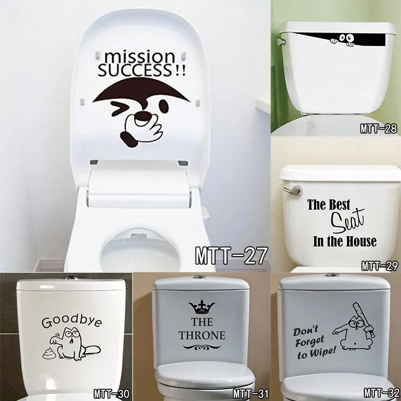 Настенные наклейки для ванной водостойкие туалета и дома|wall decals|decals for walldecorative wall