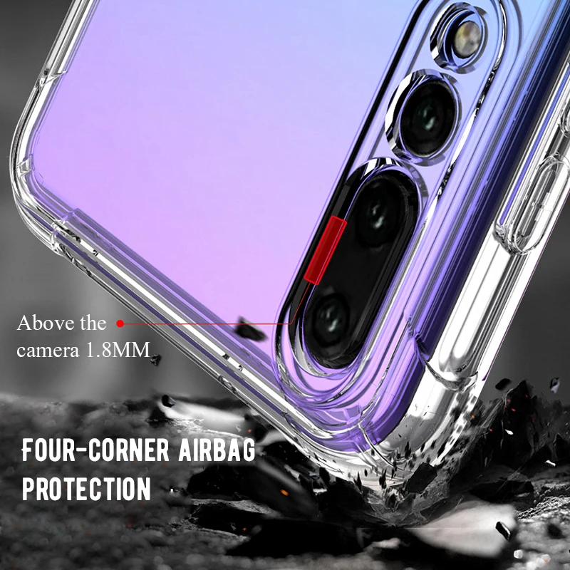 Прозрачный силиконовый чехол для Huawei Honor 8X Max 8C противоударный мягкий накладка из