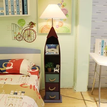 Тип Корабля твердая деревянная прикроватная тумбочка торшеры стоящая лампа на подставке светодиодные скандинавские напольные лампы для гостиной Vloer лампа