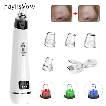 

Blackhead Skin Care Vacuum Suction Pore Cleaner Acne Pinlple Removal Extractor Tool Vacuum Black Dots Spots Remover for Face
