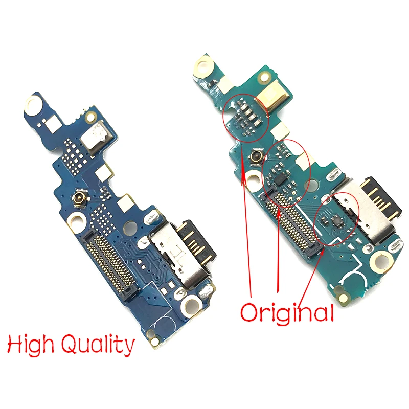 For Nokia X6/ 6.1 Plus TA-1099/1103 USB Micro Charger Charging Port Dock Connector Microphone Board Flex Cable