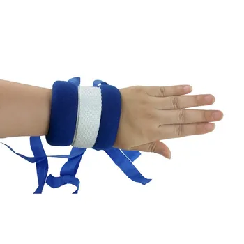 

Medical Bed elderly paralyzed limbs bound a fixed body constraints glove hand belt Limb restraint strap 10 pairs free shipping