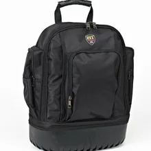 Большой размер Многофункциональный Водонепроницаемый Электрик большой емкости рюкзак сумка для инструментов черный