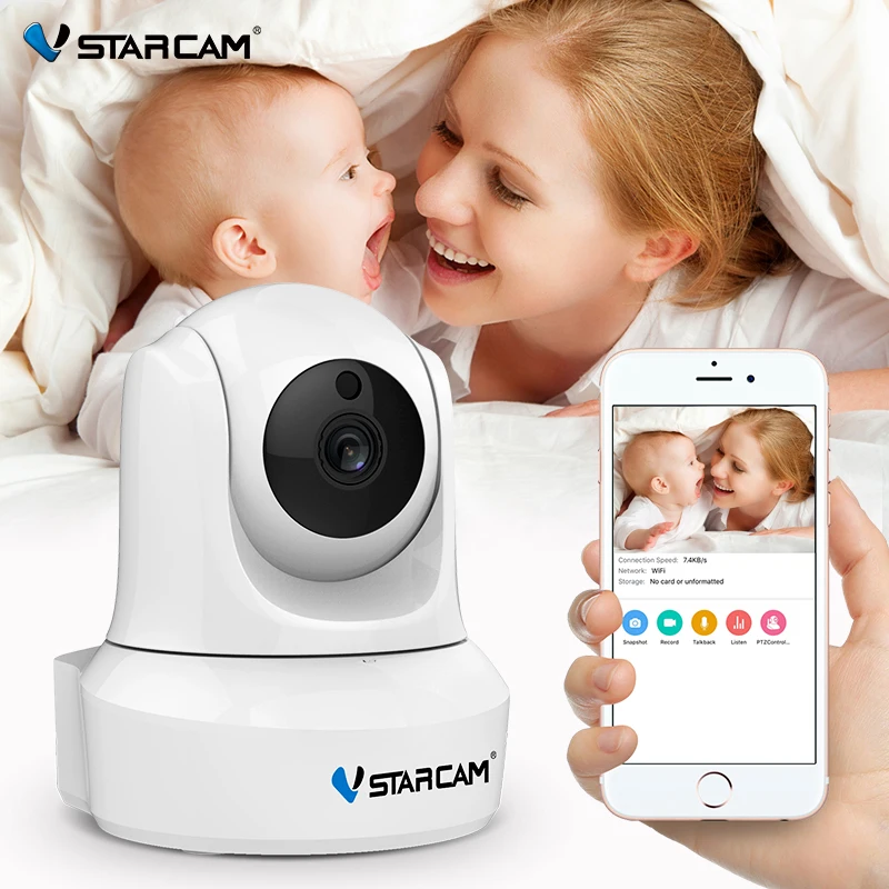 melhor VStarcam 720 p Câmera De Segurança IP Wi fi Visão Nocturna do IR Gravação De Áudio Vigilância Indoor HD Web Câmera monitor Do Bebê Sem Fio