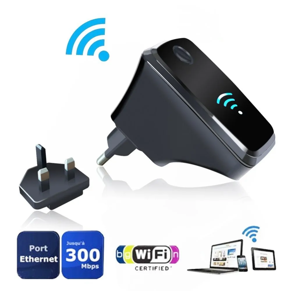 EU UK Plug Wifi Router Wireless repeater Extension of the transmission bandwidth Amplifier 2 4GHz Network