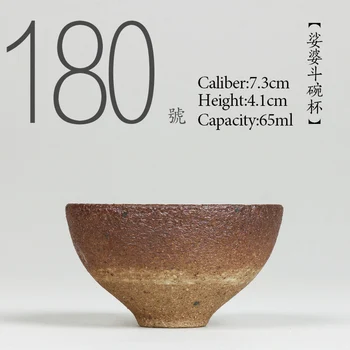 

NO.180 Chinese high quality Ceramic tea cup 65ml Kung fu tea set porcelain Japanese Style Handmade painted teacup Small tea bowl