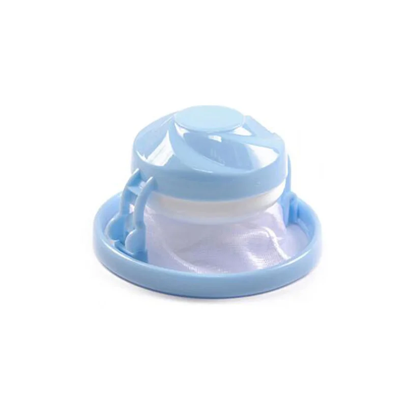 1 шт. домашний круглый шарик для белья сетка грязезащитный фильтрующий инструмент плавающий стиль для стиральной машины, прачечной, мытье мяча очиститель одежды - Цвет: Blue Laundry Ball
