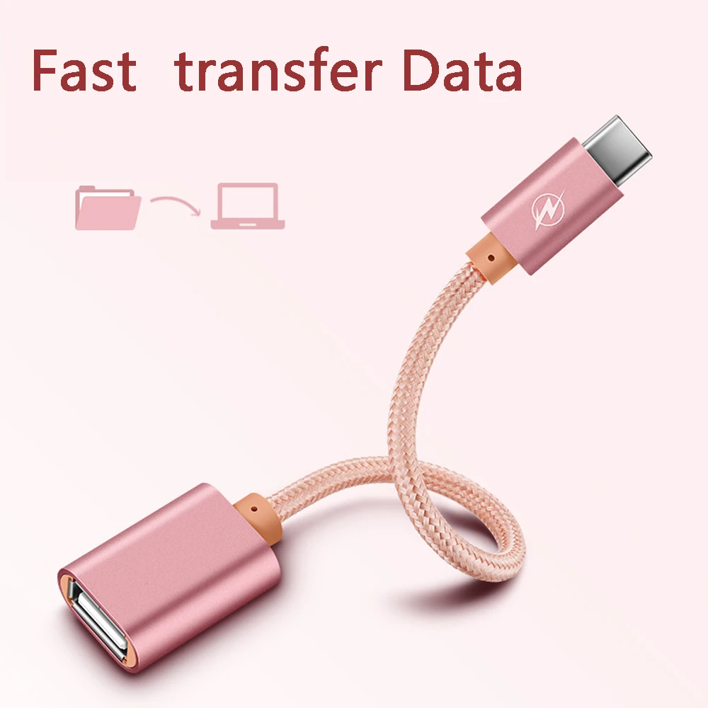 USB кабель Type C 2 0 адаптер хоста OTG с питанием от для сотового телефона планшета