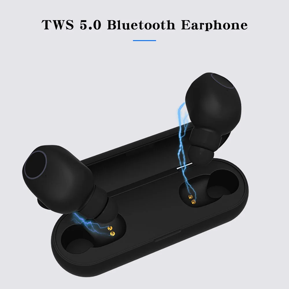 

KISSCASE TWS 5.0 Bluetooth Earphone 3D Stereo Wireless Headset With Charging Box Handsfree Earphone Sports Earbuds Game Cool