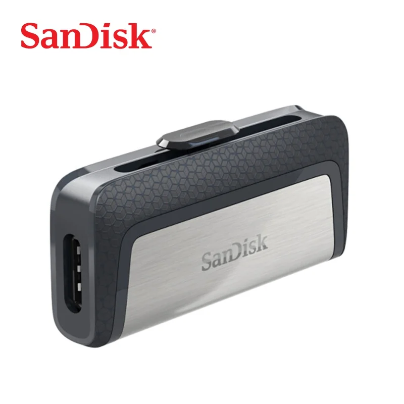 SanDisk USB флэш-накопитель ультра двойной USB3.1 диск OTG type-C ручка-накопитель 150 м/с 16 ГБ 32 ГБ 64 ГБ 128 ГБ для смартфонов и ноутбуков