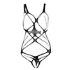 Sexy Teddy Lingerie Hot Hollow Out Mesh Women's Erotic Underwear Transparent Bandage Open Bra Open Crotch Sexy Babydoll Costumes ► Photo 1/5