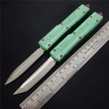 Gryan магазин MiRo-U ножи с фиксированным лезвием D2 лезвие сплав ручка Открытый выживания тактический туристический карманный нож утилита EDC инструменты