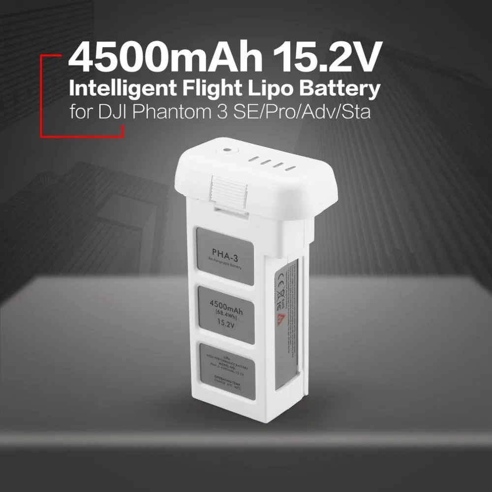 4500mAh 15,2 V 4S Интеллектуальная батарея LiPo с безопасной сумкой для DJI Phantom 3 SE Профессиональный Улучшенный стандарт RC Дрон