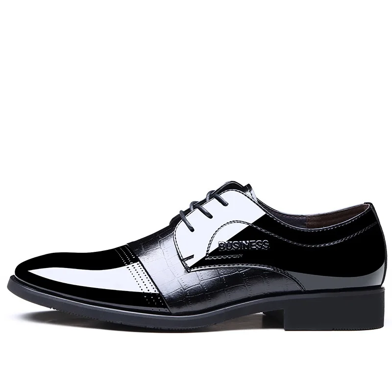 En Bout Msn Luxe black Hommes Social Mâle Cuir Crocodile Pointu De Mariage 2019 Britannique Brown Pour Chaussures Oxfords Habillées D'affaires fS7xwX7q