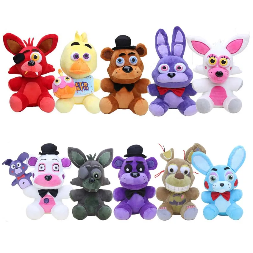 25 см FNAF Five Nights at Freddy's Funtime Foxy Mangle Chica кошмар Бонни Sister Location медведь Фредди