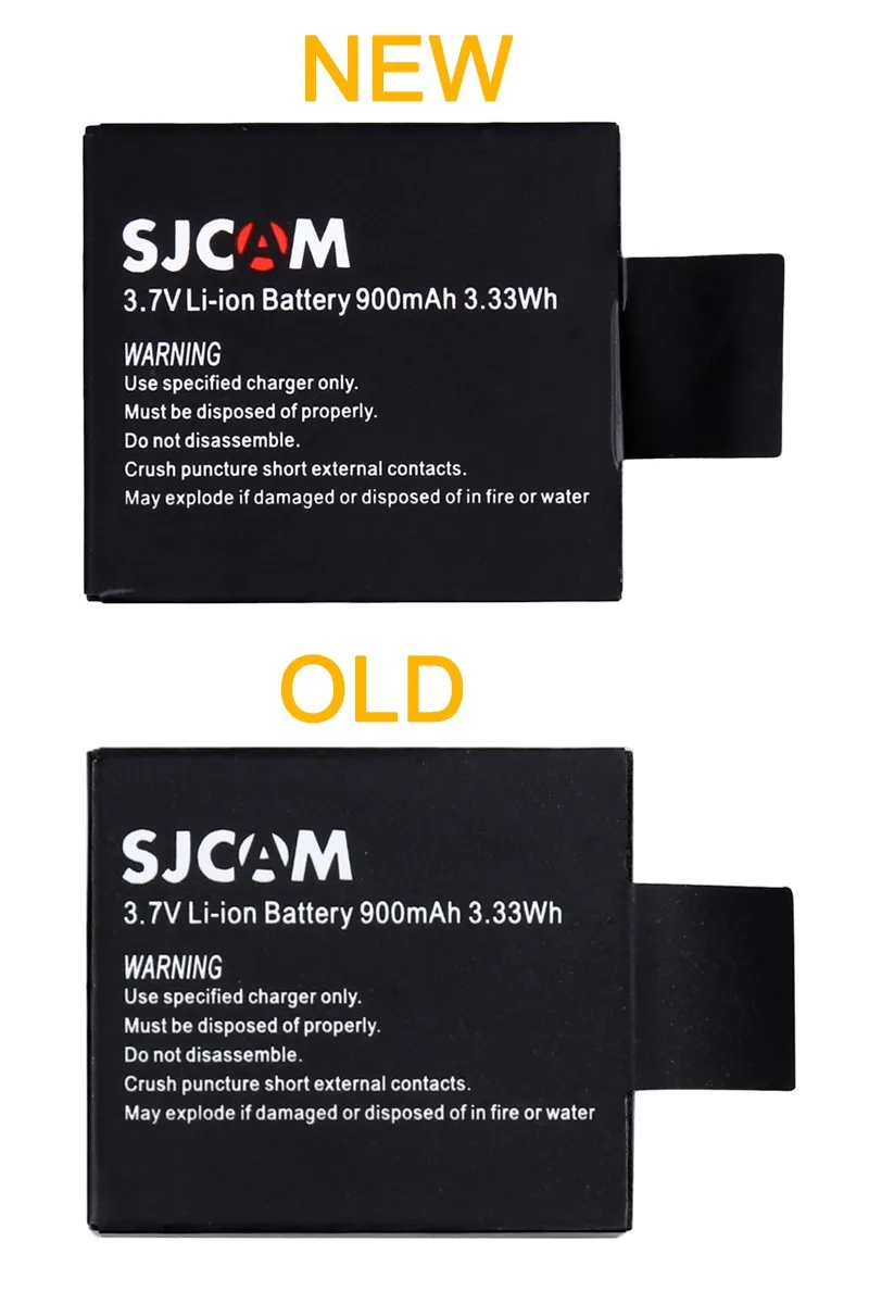 Batteria per SJCAM sj4000 sj5000 fotocamera 4 pz SJCAM sj4000 sj7000 sj5000 sj6000 sj8000 SJ M10 caricatore doppio USB 2