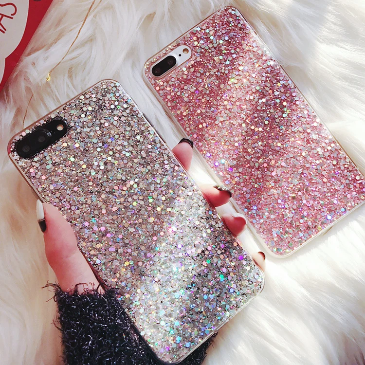 

Silicone Bling Glitter Crystal Sequins Case for Samsung Galaxy S9 Plus S8 S7 Edge J6 A6 A8 Plus 2018 A3 J5 A7 J3 A5 J7 2017 Case