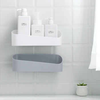 

Bathroom bathroom shelf free perforated wall toilet suction cup storage rack LO514541