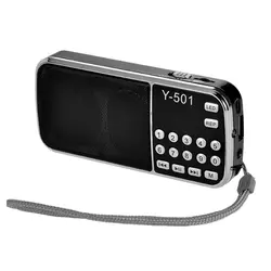 ЖК-цифровой автомобильный мини fm-радио динамик USB Micro TF карта Mp3 музыкальный плеер