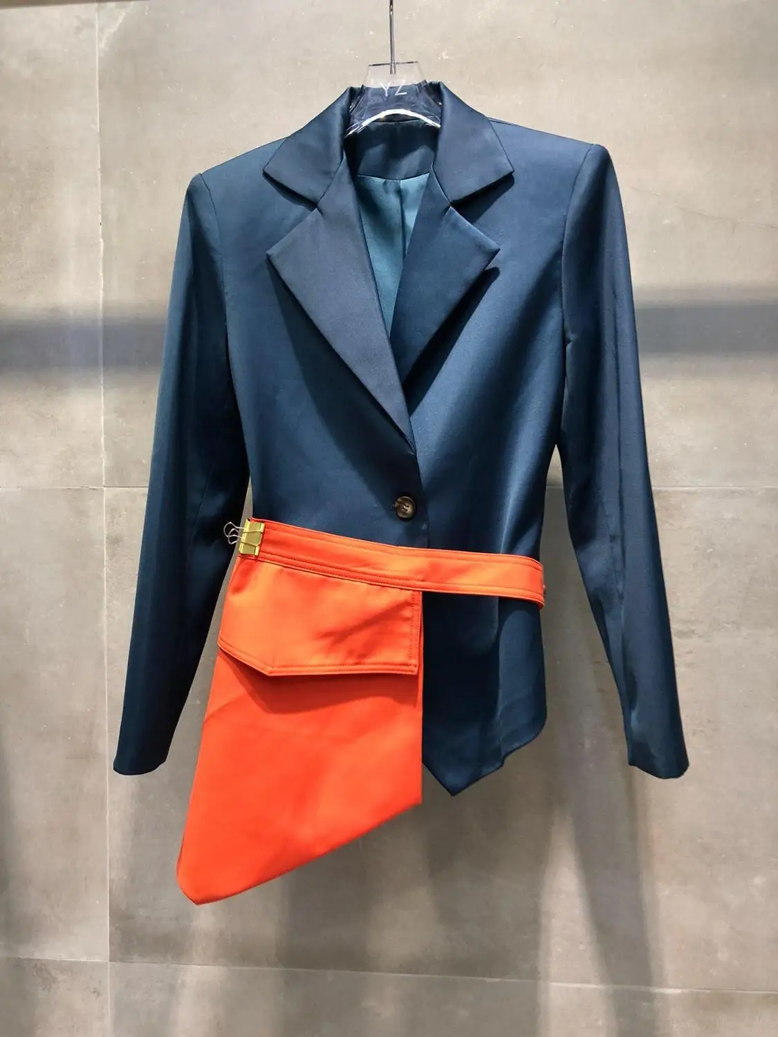 

2019 autumn new women patchwork fashion blazer coat rmsx 7.13
