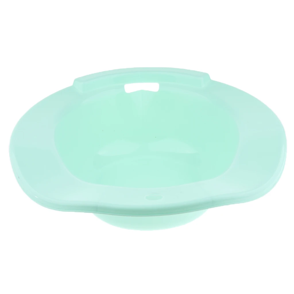Durable Non-toxic Plastic Hemorrhoids Patient Elderly Men Pregnant Women Toilet Sitz Bath Tub Hip Basin Bidet