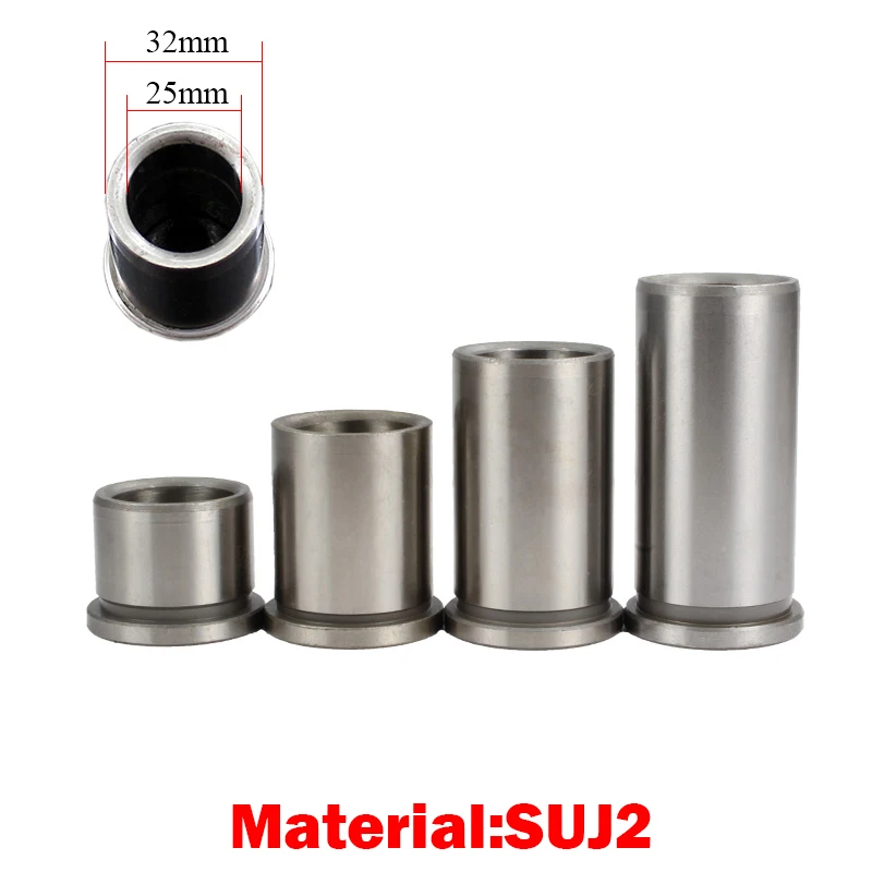 

25mm ID 32mm OD 50mm Length HRC58 Plastic Hardware Mould High Precision Mould Shoulder Guide Leader Sleeve Bushing