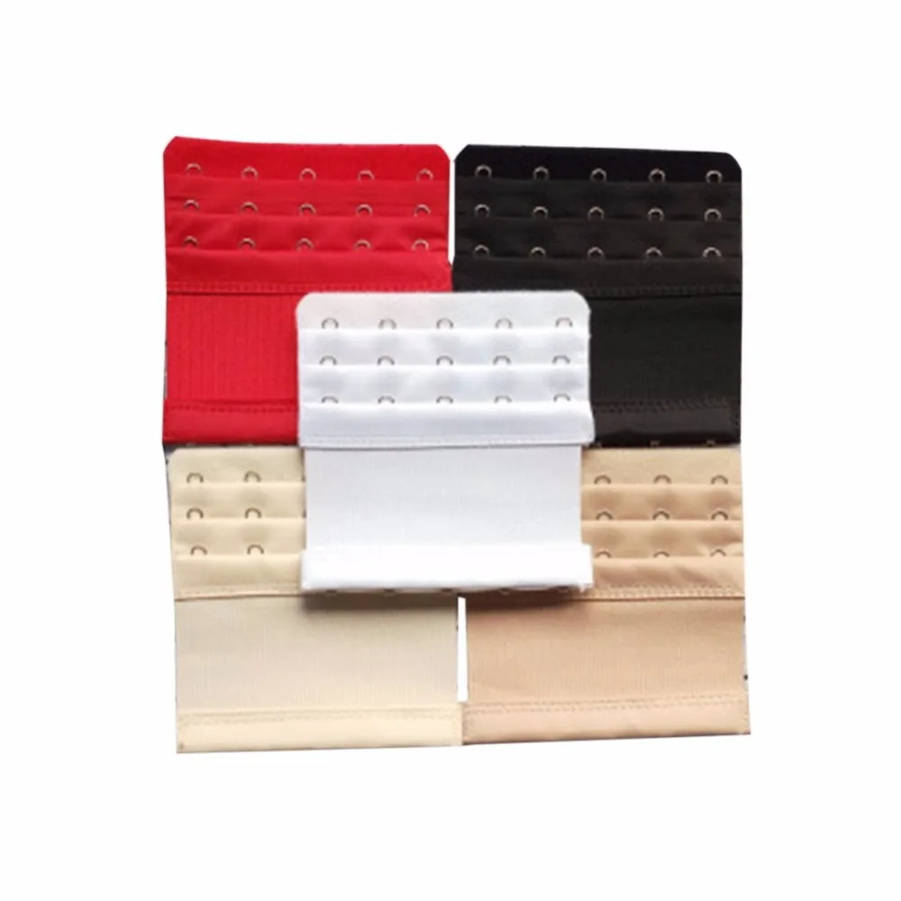 

Women Bra Strap Extender 3 Rows 5 Hooks Bra Extenders Clasp Strap Sewing Tools Soutien Gorge Invisible Intimates Accessorie