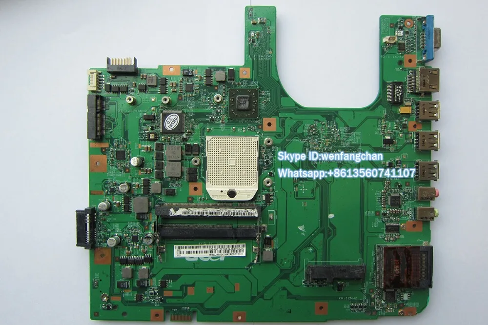 

Free shipping Laptop Motherboard For 5535  MBAUA01001 MB.AUA01.001 08220-2 CP2A MB 48.4K901.021