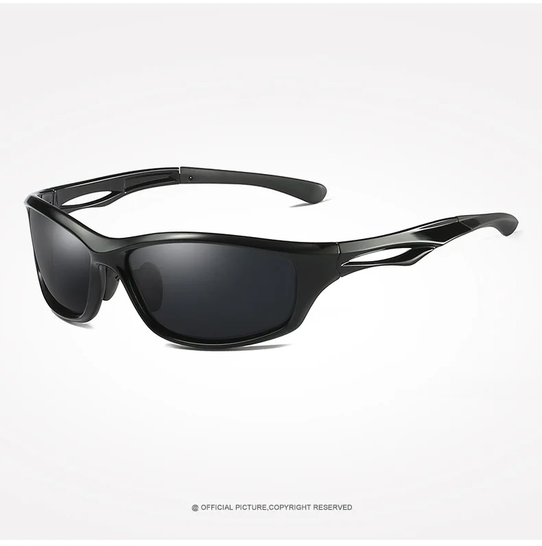 Curve Frame Sunglasses Customized Optical Lenses Polarized UV400 KD 800 SeriesMen's Sunglasses