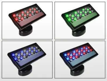 4 шт./лот 36X1 Вт открытый DMX512 светодиодный светильник для сцены, настенный светильник для отеля, городское здание, декоративная настенная лампа