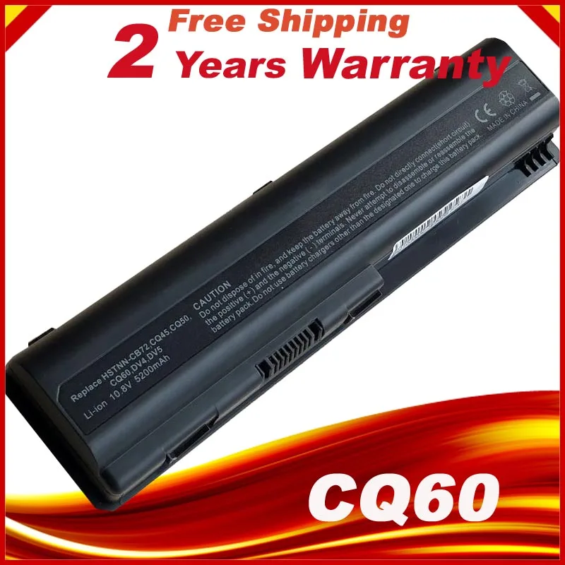 Аккумулятор 5200 мАч Новый аккумулятор для HP Pavilion DV5Z DV4T DV6T EV06 EV12 CQ50 CQ71 CQ70 CQ61 CQ60 CQ45 CQ41
