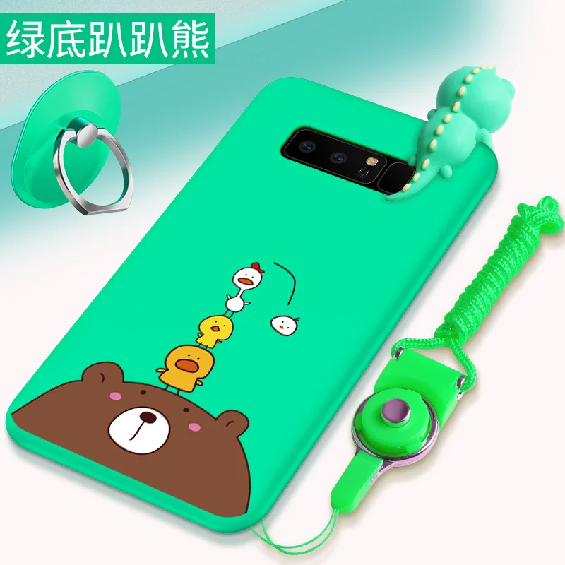 

ALIVO For Samsung Galaxy Note 8 case Cartoon 3D Cute bear full protector silicon Fitted Case with Lanyard for galaxy note8 cover