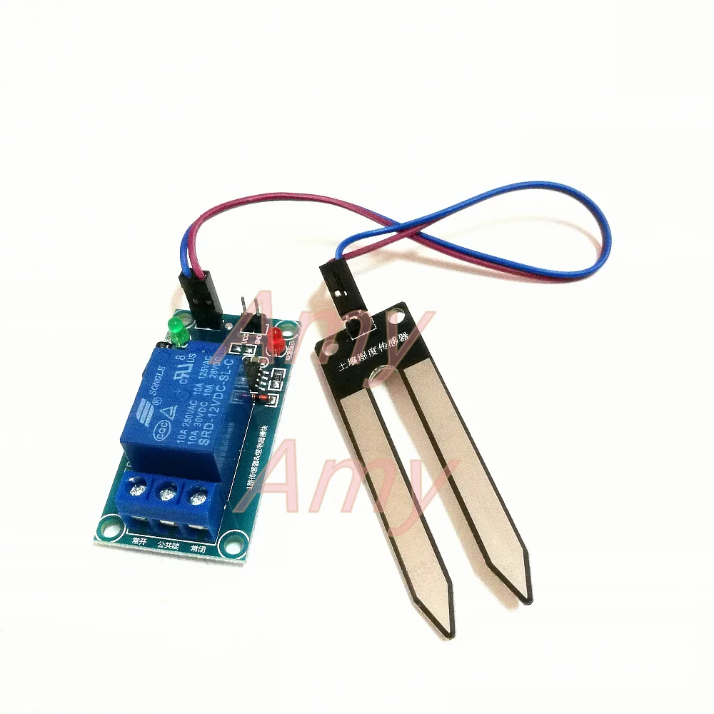 

XD-24 12V Soil moisture sensor controller module automatically start watering lower than humidity