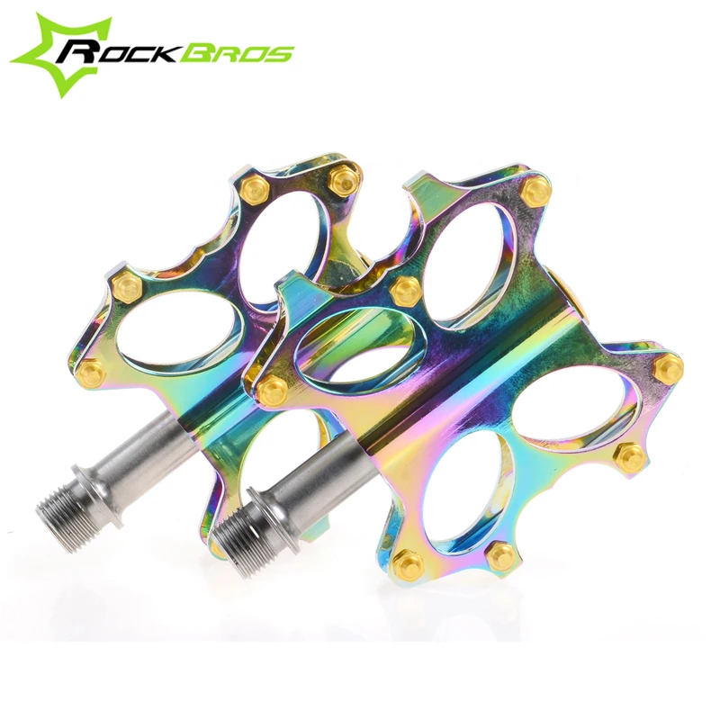 Buy ROCKBROS Bike BMX Pedals CNC Titanium Spindle Ti
