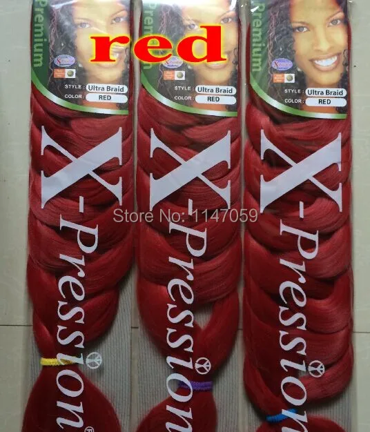 Free Shipping 8pcs/lot 82inch 165grams Xpression Braids Synthetic