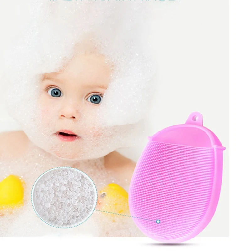 Детские банные щетки для мытья лица Очищение лица шампунь с силиконом щетка для душа ванны Очищение лица Сир 2