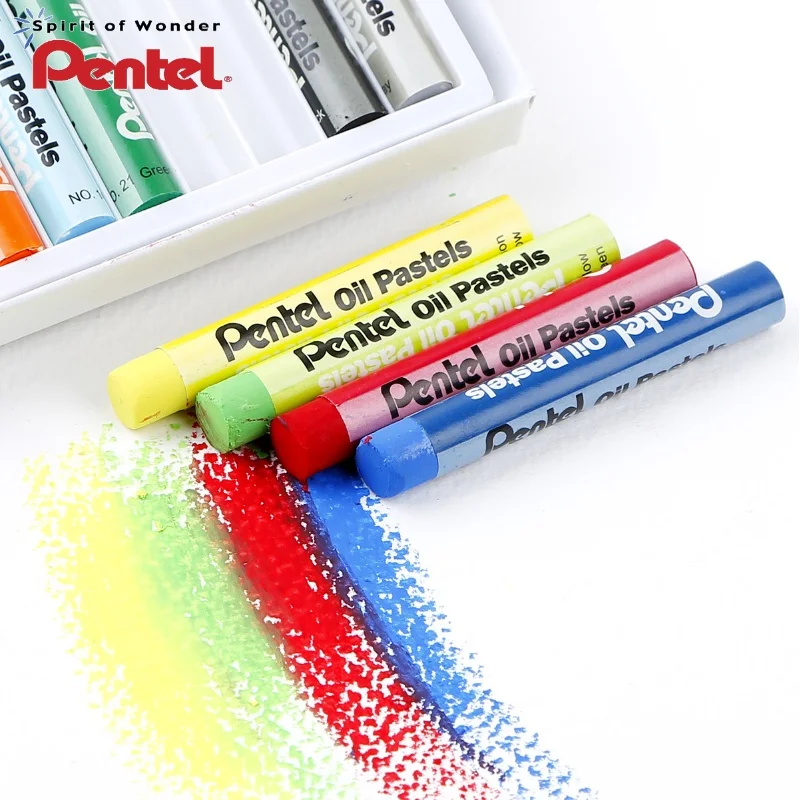 Pentel Oil Pastels Set Artist 50 Assorted Color Set (PHN-50) Non Toxic,  Smooth Blending Texture, Ideal for All Artist Kids Level - AliExpress