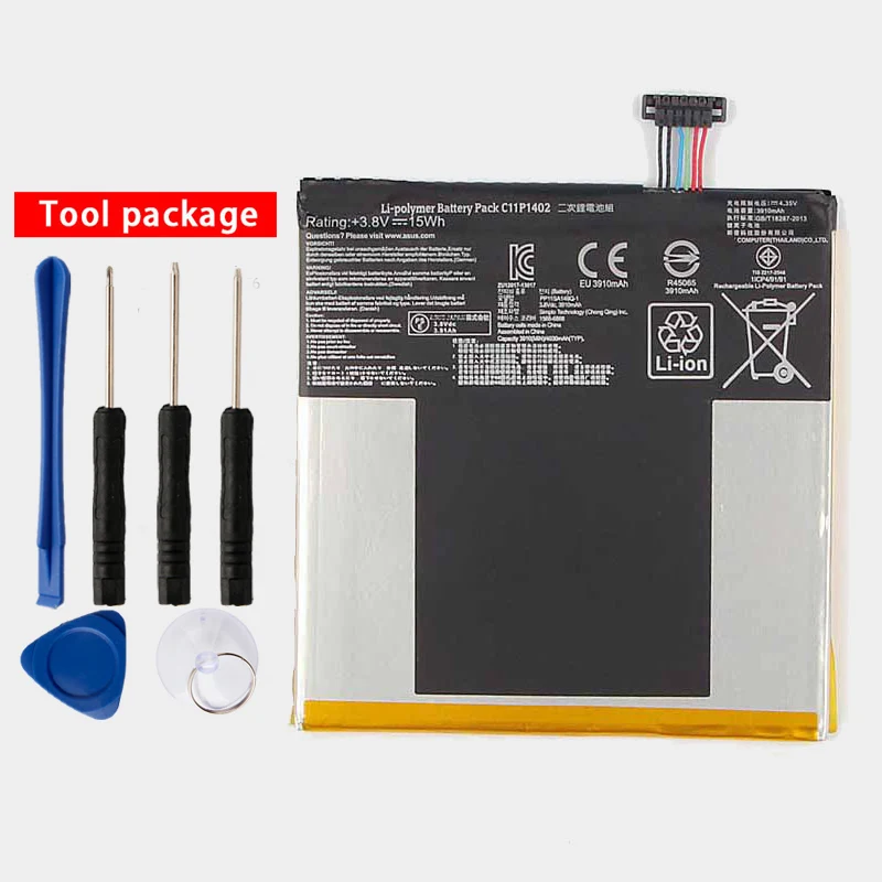

Original High Capacity C11P1402 Battery For ASUS Fone Pad 7 FE375 FE375CXG K019 ME375C 3.8v 15wh 3910mAh