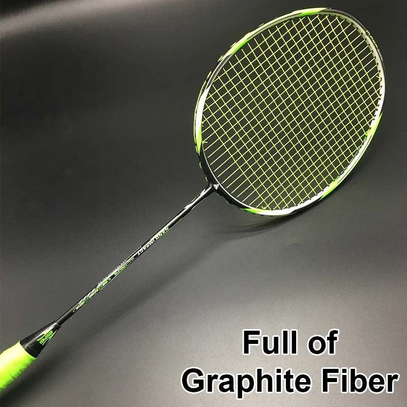 ESPER raqueta de bádminton raqueta ligera de alta calidad de fibra de Max tensión 35LBS profesional con cuerda y regalos