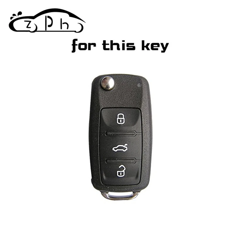 Силиконовый чехол без ключа для VW Caddy Golf Jetta Polo Passat Scirocco Tiguan Skoda Octavia Seat|Футляр