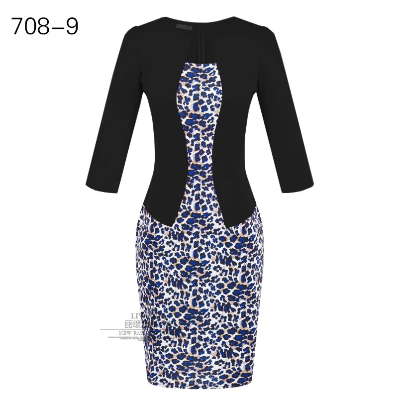 Элегантный Для женщин деловая модельная одежда Bodycon Повседневное плед печати