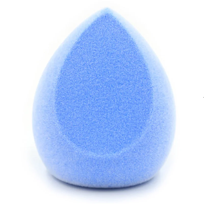 

1pc/2pc/3pc Drop-shaped Flocking Cosmetic Puff Wet and Dry Sponge Power Puff Super Soft Foundation Blender Beauty Makeup Tool