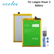 Ocolor для Leagoo power 5 Батарея 7000 мАч Высокая емкость долгое время ожидания с инструментами для Leagoo power 5 Аксессуары для сотового телефона