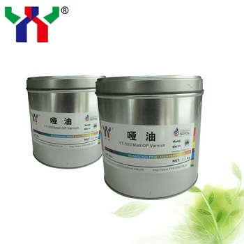 

YT-500 Coating Matt Varnish for printing for flyers , 2kg/can