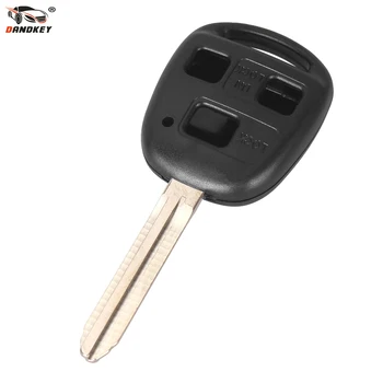 

DANDKEY 10PCS/LOT NEW 3 BUTTON REMOTE KEY FOB CASE SHELL FOR TOY43 TOYOTA YARIS HIACE COROLLA AVENSIS CAMRY