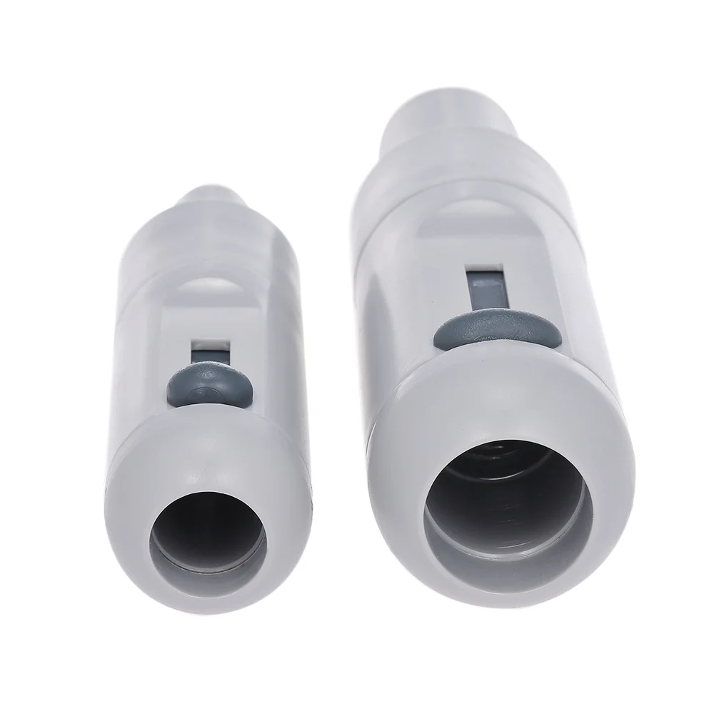 

2pcs Universal Saliva Swivel Sucker Suction Handle Grey Autoclavable Dental Equipment With Adjustable Valve Strong Weak Suction