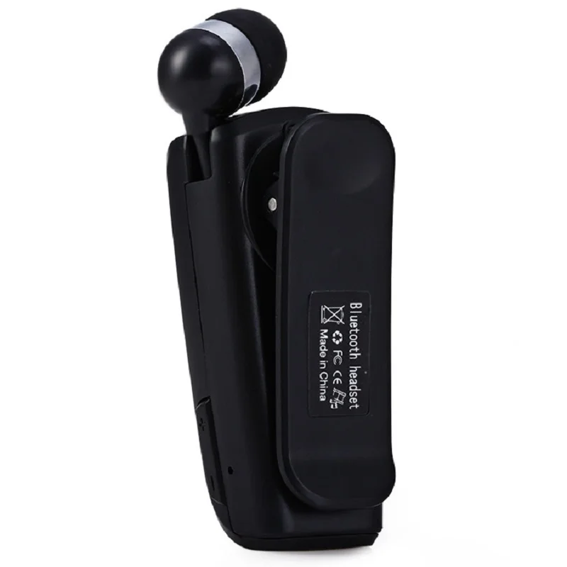 Fineblue F910 Wireless Bluetooth V4.1 Headset In-Ear Vibrating Alert Wear Earphone Retractable Clip-on Earphone For Smart Phone (2)
